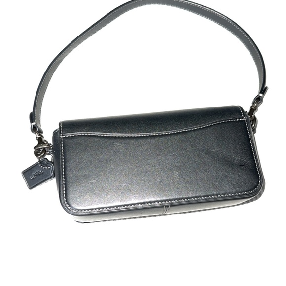 Coach Studio Logo Plaque Baguette Shoulder Bag - Picture 2 of 5